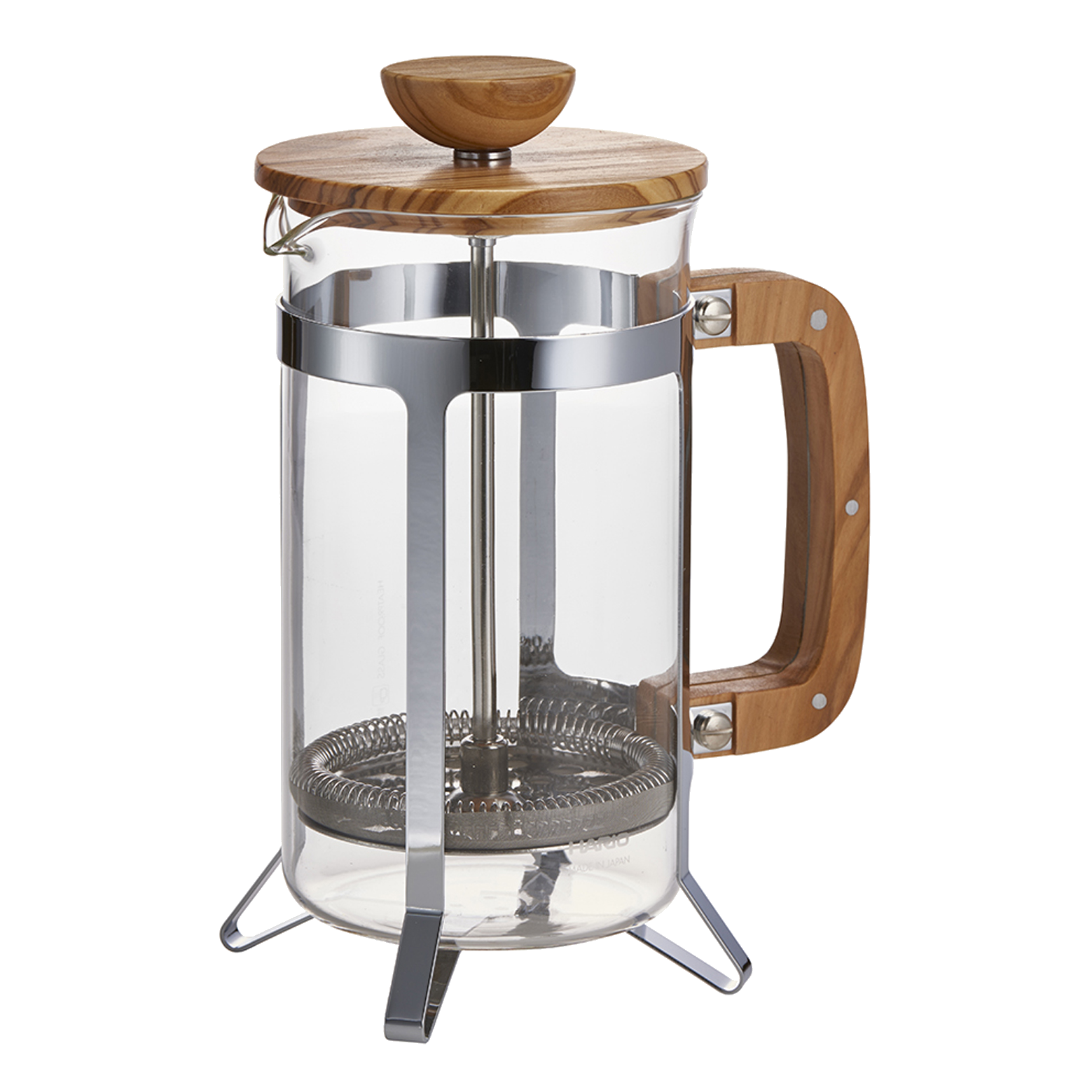 Hario Coffee Press Wood CPSW-4-OV